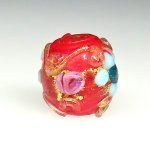 画像2: 金箔トレイルデコレーション　薔薇と忘れな草　小粒 (2)