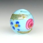 画像1: 薔薇と忘れな草ミルキーブルー (1)