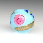 画像1: 薔薇と忘れな草ミルキーブルー (1)