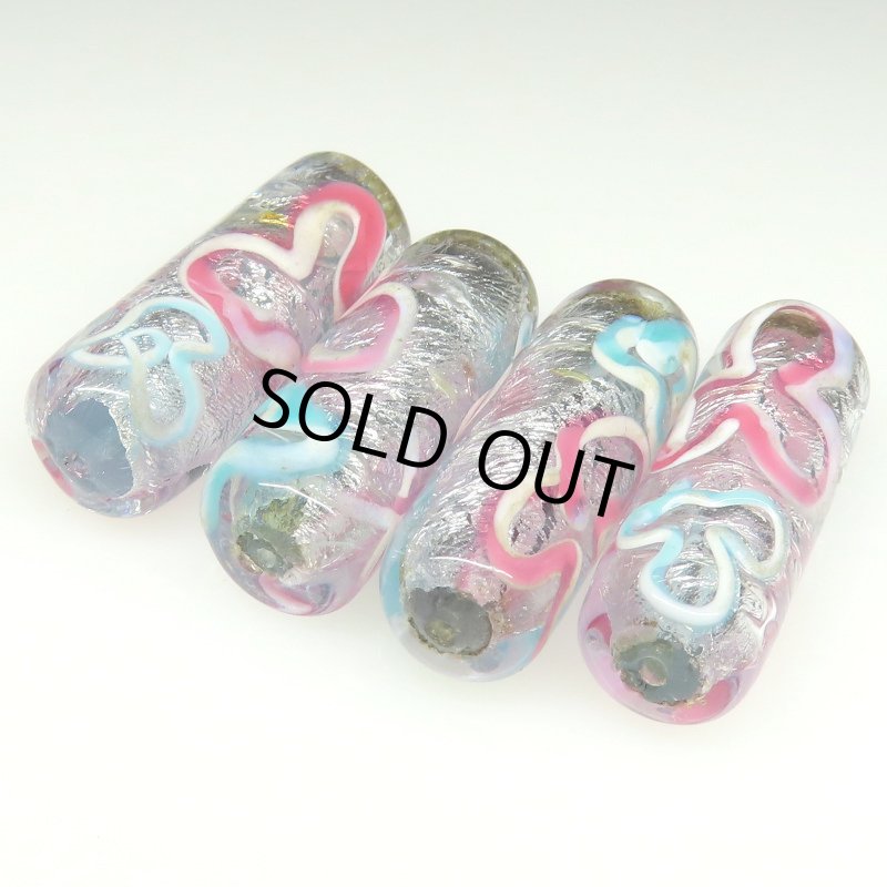 画像3: 80’sヴィンテージ　銀箔ビーズ　難あり (3)