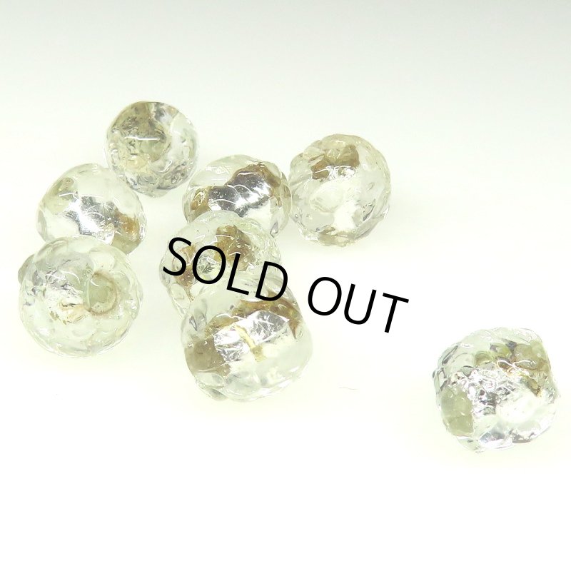 画像4: 80’sヴィンテージ　銀箔ビーズ　難あり (4)