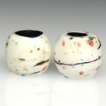 画像2: ピンクとブルーのドット　2個セット (2)