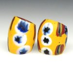 画像1: 山吹色のファンシーアイ　2個セット (1)