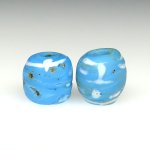 画像1: ミルキーブルーのファンシーアイ　2個セット (1)