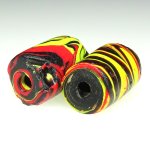 画像4: 黄+黒+赤マーブル　2個セット (4)