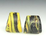 画像3: クリームイエロー+黒マーブル　2個セット (3)