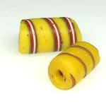 画像1: 螺旋のファンシー　山吹色　2個セット (1)