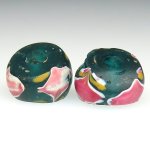 画像2: 薔薇のファンシー緑クリア　2個セット (2)