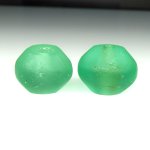 画像1: ウランガラス　緑小2個セット (1)