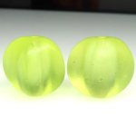 画像1: ウランガラスビーズ　2個セット (1)