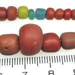 画像2: 茶色インドパシフィックビーズ太Mix　短連 (2)