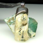 画像1: 古代ガラス残欠ペンダントトップ (1)