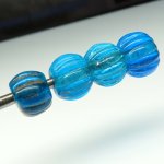 画像3: ナガ族蜜柑玉ブルークリア　8個セット (3)