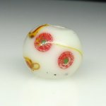画像1: 乾隆玉写し（中国製ミルフィオリ）　白 (1)