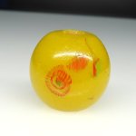 画像1: 乾隆玉写し（中国製ミルフィオリ）　黄色 (1)