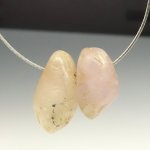 画像2: アフガニスタン古代水晶　涙の雫2個セット (2)