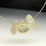画像1: アフガニスタン古代水晶　涙の雫3個セット (1)