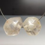 画像5: インドネシア古代水晶　そろばん玉　2個セット (5)