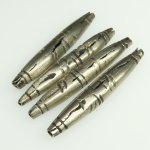 画像2: トゥアレグ族シルバーロング　4個セット (2)