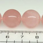 画像2: Rosequartz　ローズクオーツ　丸大玉連　14mm (2)