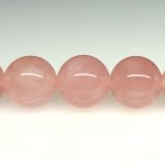 画像1: Rosequartz　ローズクオーツ　丸大玉連　14mm (1)