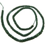 画像2: Malachite　マラカイト孔雀石そろばん玉連 (2)