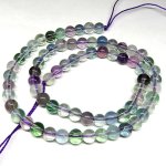 画像2: Fluorite　フローライト丸玉連　6mm (2)