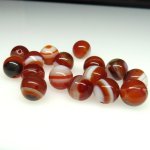 画像4: Red Eye Agate　赤天眼石　10mm玉　16個 (4)