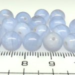 画像3: Blue Lace Agate　ブルーレース瑪瑙　8mm玉　22個 (3)