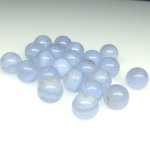 画像2: Blue Lace Agate　ブルーレース瑪瑙　8mm玉　22個 (2)