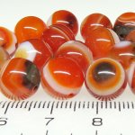 画像3: Red Eye Agate　赤天眼石　10mm玉　16個 (3)