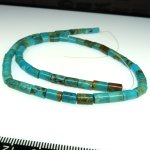 画像3: Turquoise　トルコ石　チューブ型連 (3)