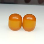 画像1: ヨーロッパ製人造琥珀　2個セット（複数在庫あり） (1)