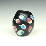 画像1: 美ピンク+ブルードットのブラックスカンク (1)
