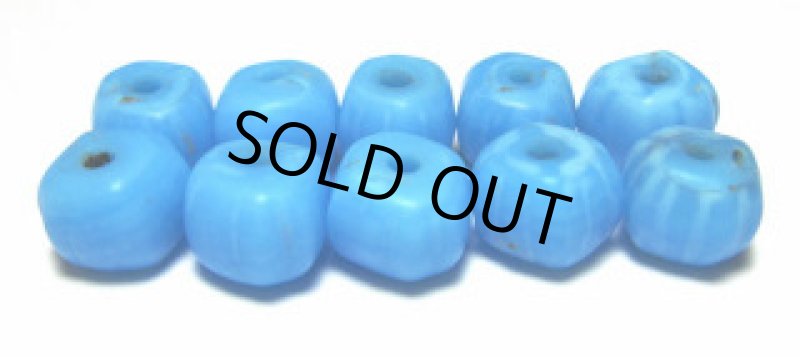 ナガ族ブルー蜜柑玉　10個セット（複数在庫あり）