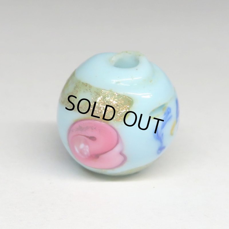 薔薇と忘れな草ミルキーブルー