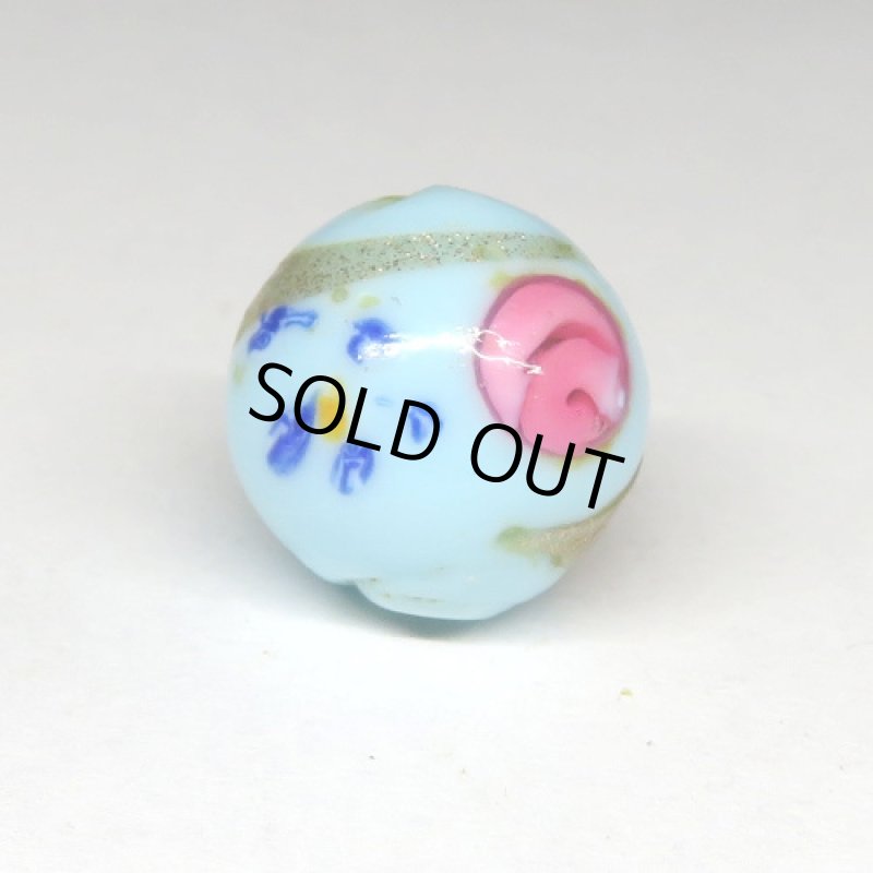 薔薇と忘れな草ミルキーブルー