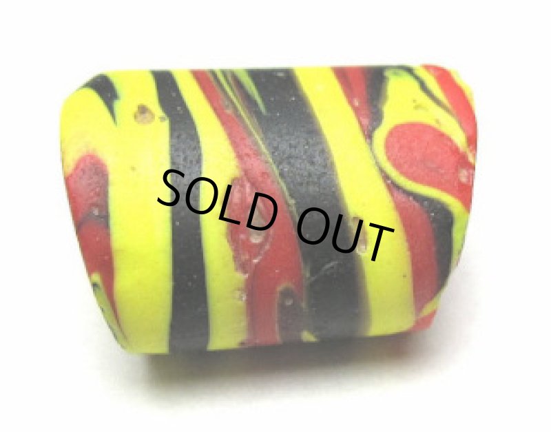 黄+黒+赤マーブル