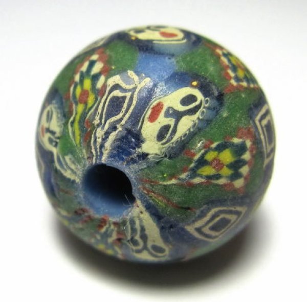 超大きいトンボ玉ローマ時代Q92-2