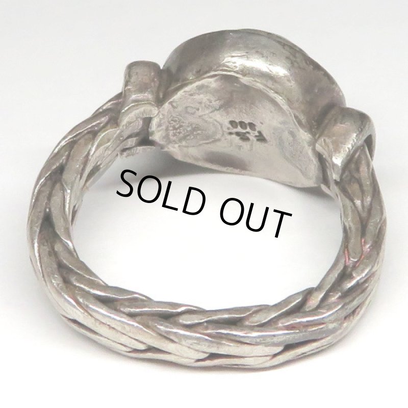 翡翠のシルバーリング