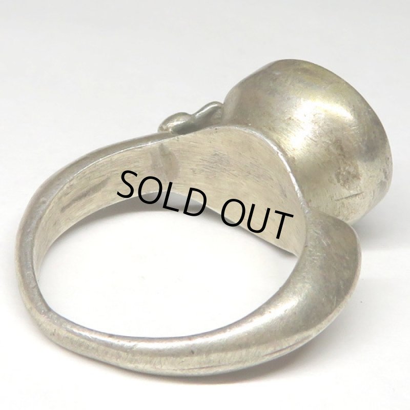 カーネリアン印章のシルバーリング