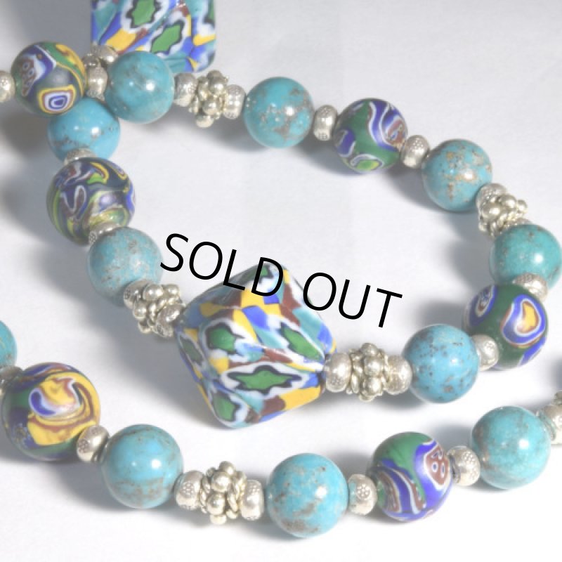 美ヴェネチア製ミルフィオリのネックレス