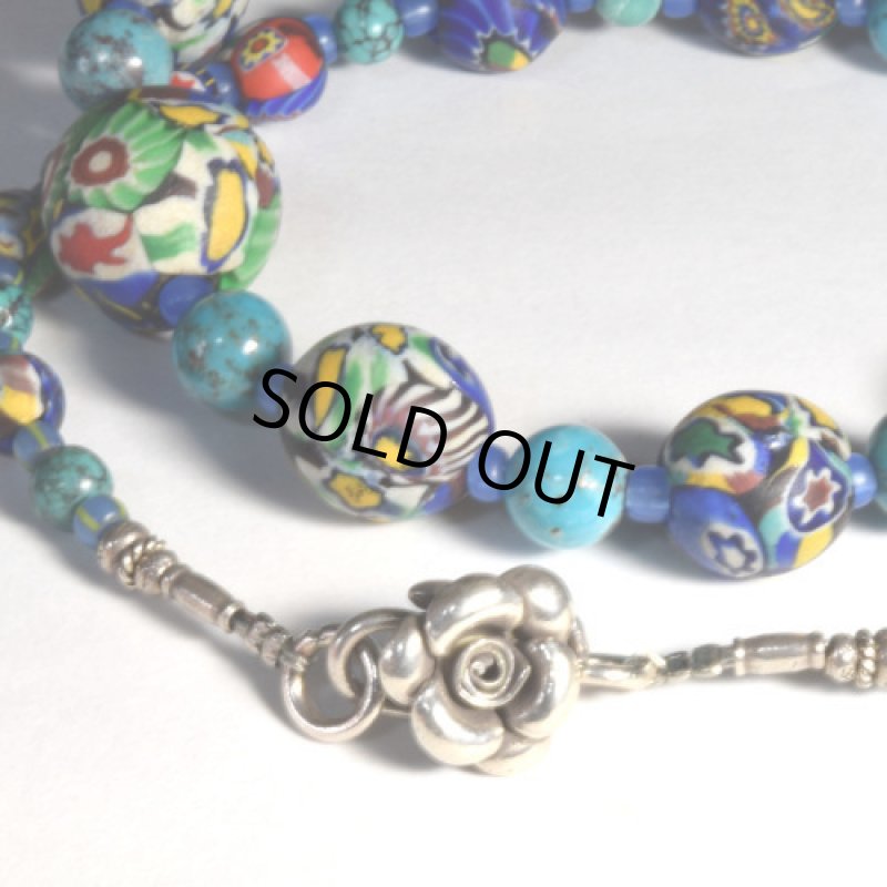 1920'sミルフィオリのネックレス