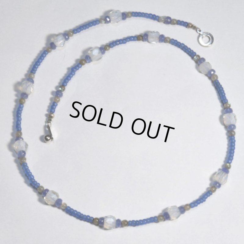 ロシアンブルーのネックレス