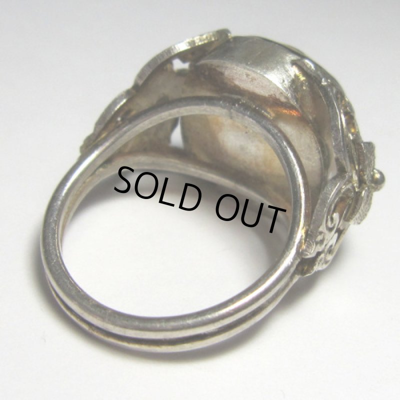 古代とんぼ玉のシルバーリング