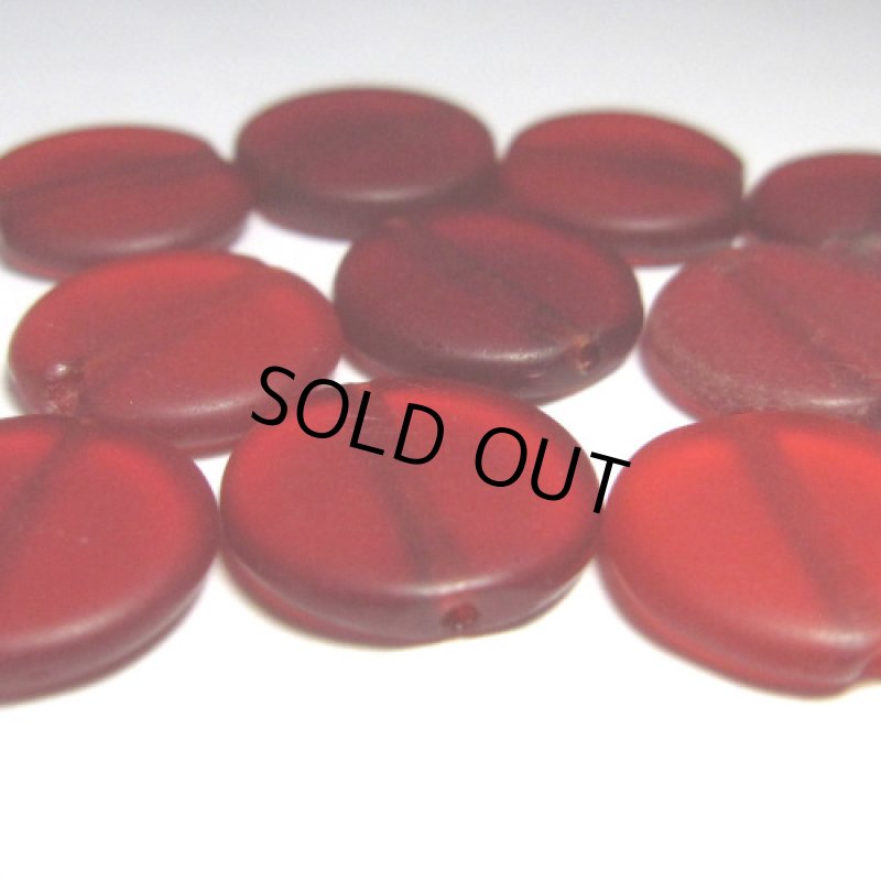 平たいレッドクリア　10個セット