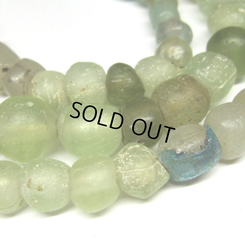 ジャワ発掘古代ガラスビーズ連