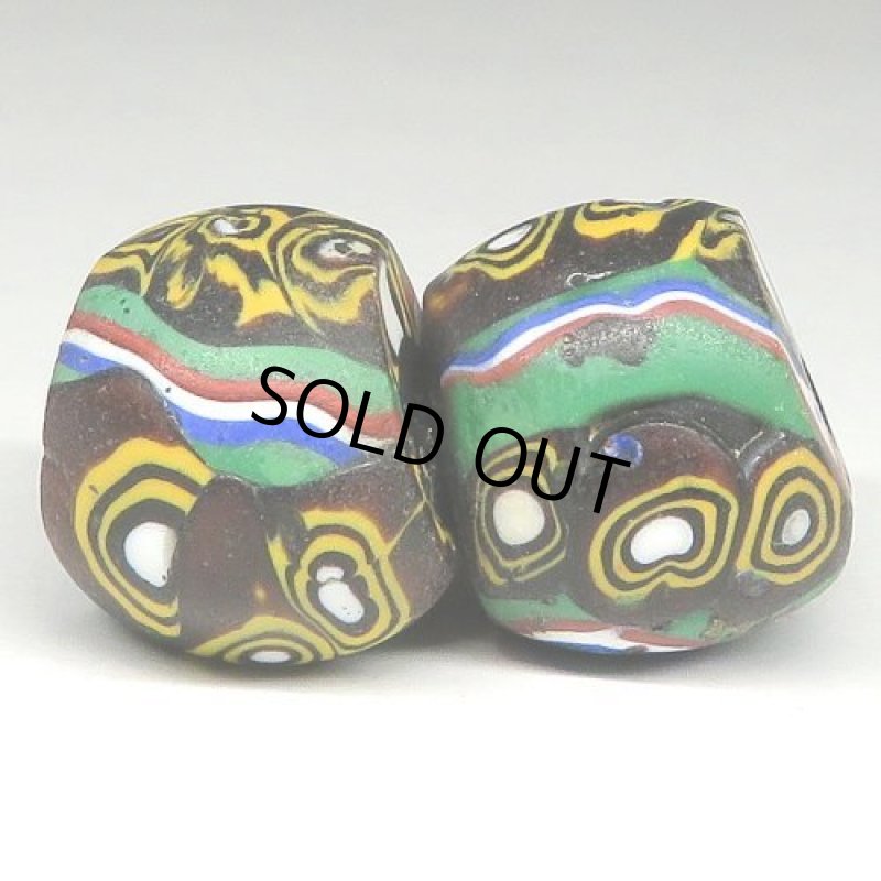 樽型ミルフィオリ大 2個セット