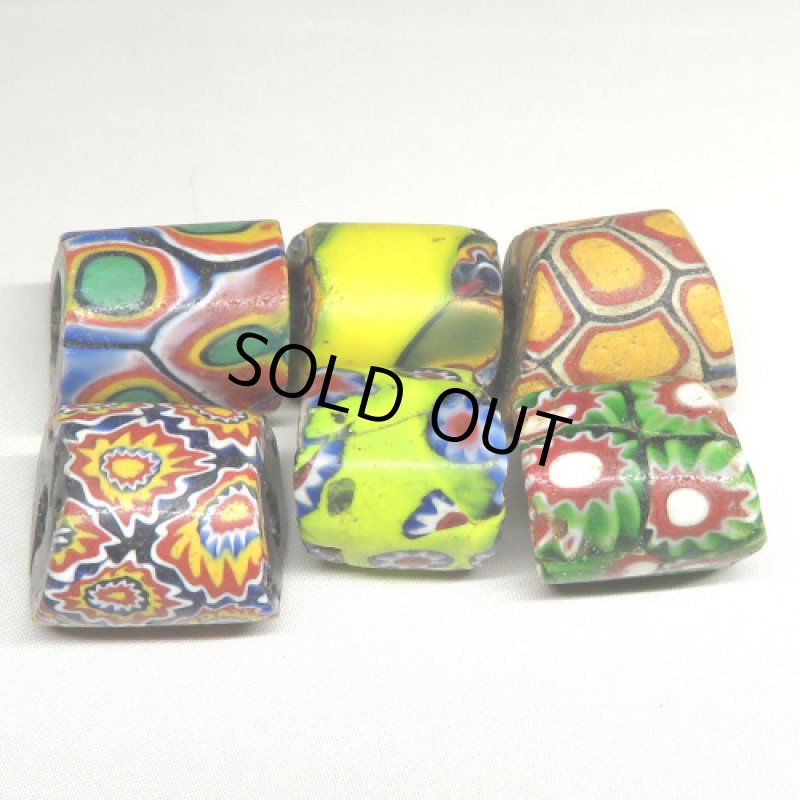 中型ミルフィオリ 6個セット