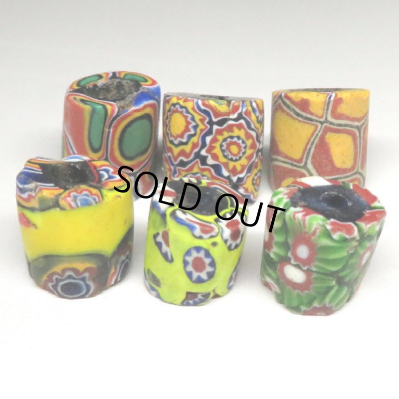 中型ミルフィオリ 6個セット